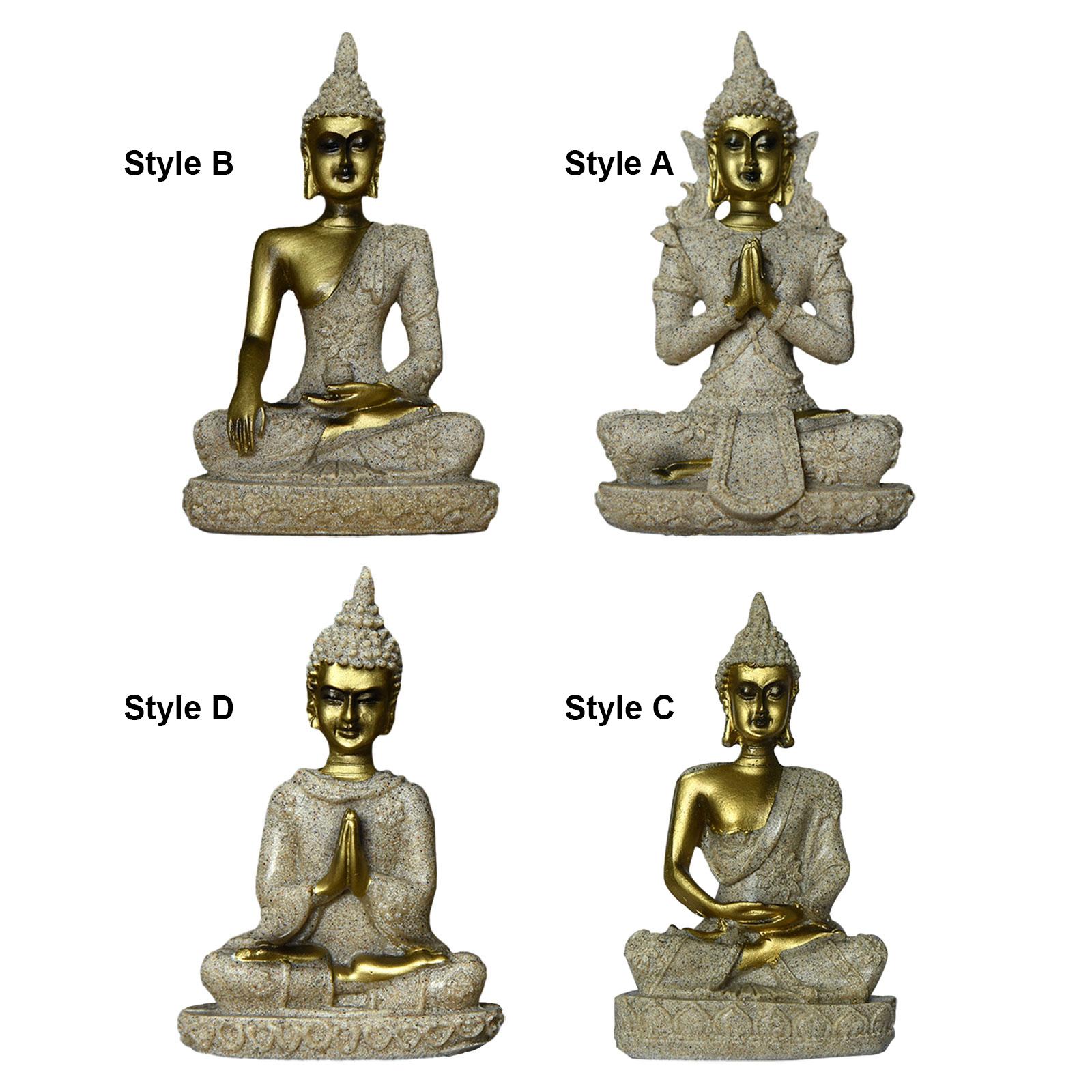Resin Art Work - Patung Buddha dari Resin Antik untuk