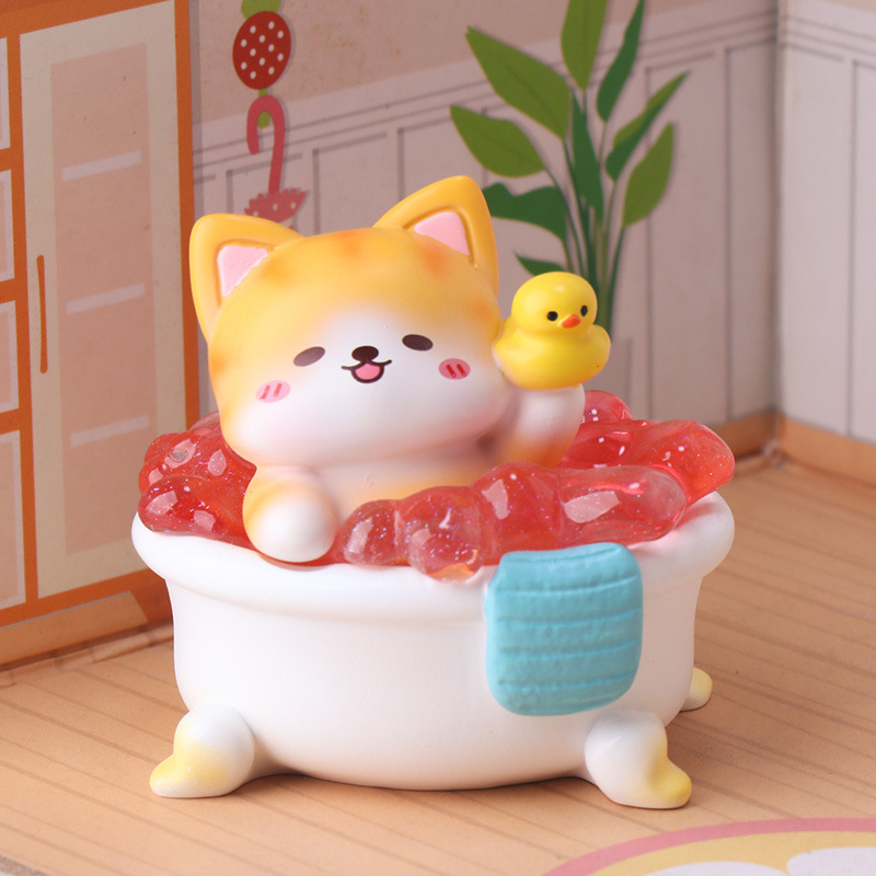 Bath Time Meow Crew Blind Box  - Resin Art Case ulasan dan harga