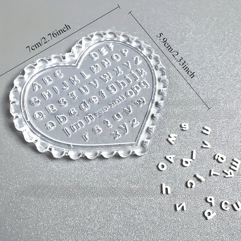 1 Buah Cetakan Huruf Seni Kuku - Resin Art Alphabet ulasan dan harga