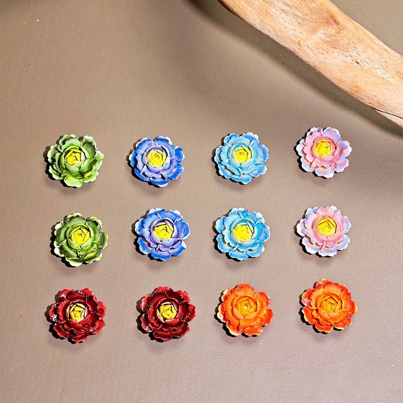 50 buah hiasan bunga mawar res - Resin Art Rose ulasan dan harga